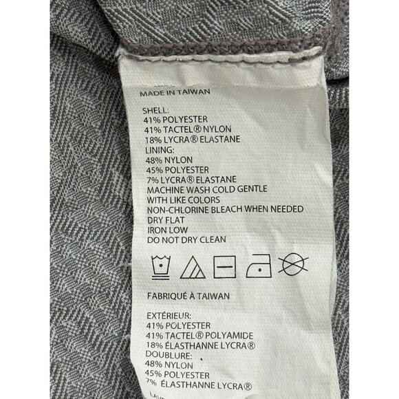 Prana Reeve Jacquard Performance Jacket Gray Full-Zip Womens Size M - Picture 7 of 7